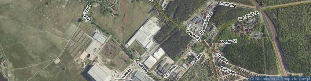 Zdjęcie satelitarne Belgijska ul.